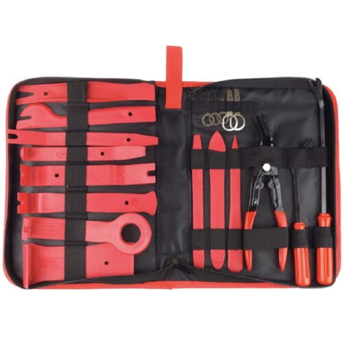 AMIO Ściągacze do tapicerki, radia, klipsów zestaw 19 el.