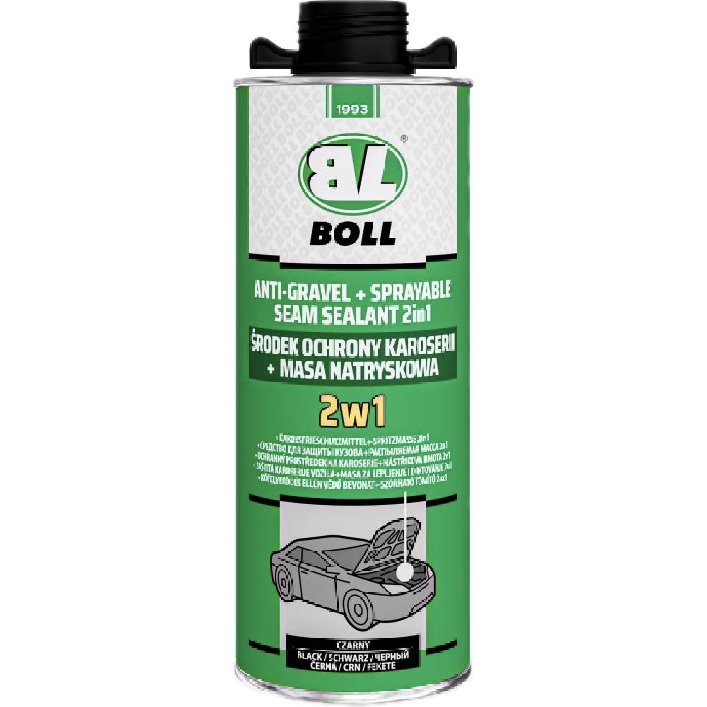 Alti Group Boll Środek ochrony karoserii + masa natryskowa 2w1 czarny baranek na pistolet 1kg