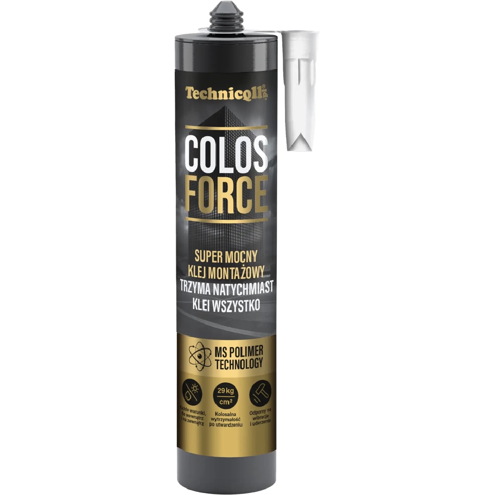 Krzysztof Gruszczyk TECHNICQLL Colos Force 290ml Klej montażowy MS POLIMER