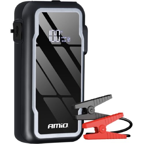 AMIO Urządzenie rozruchowe 3w1 booster powerbank latarka