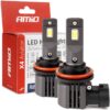 AMIO Żarówki LED CANBUS H8 H9 H11 H16 6500K seria X4 Aviator
