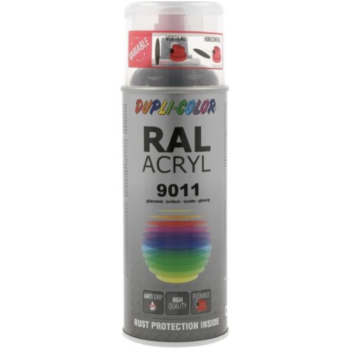 DUPLI-COLOR Lakier akrylowy połysk RAL 9011 400ml spray