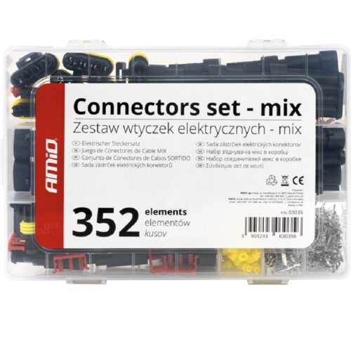 AMIO Kostki wtyki złączki hermetyczne AMIO 352szt