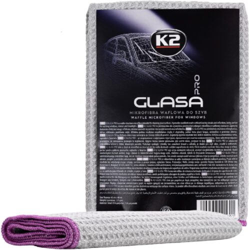 K2 GLASA PRO Mikrofibra waflowa do szyb i luster