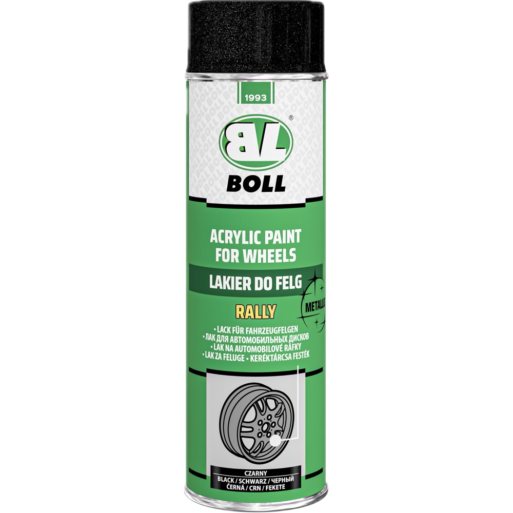 Mateusz Gruszczyk BOLL Lakier do felg czarny metallic 500ml spray