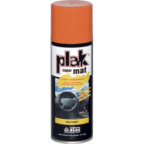 PLAK Super MAT 200ml POMARAŃCZA Matowy Czyści i konserwuje kokpit