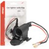 AMIO Gniazdo zapalniczki samochodowej z klapką 120W 12V 24V ALL WEATHER