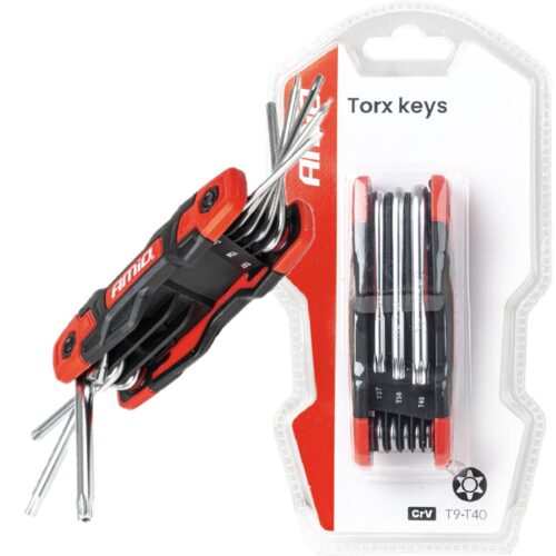 AMIO Klucze TORX składane