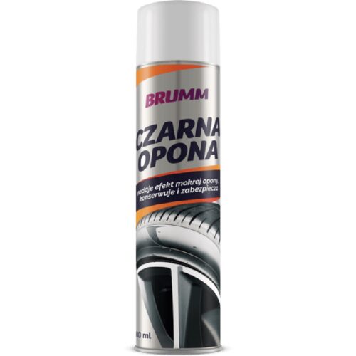 BRUMM Czarna opona 600ml Czernidło do opon w sprayu