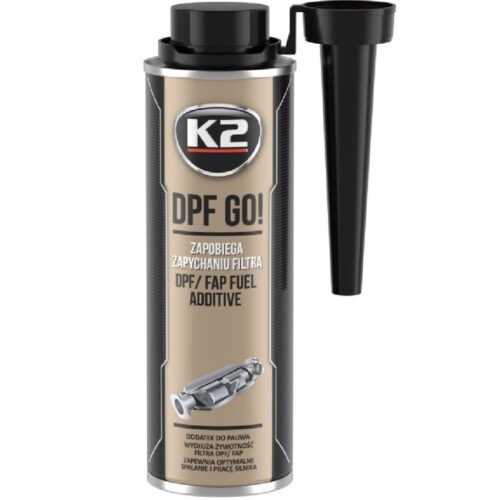 K2 DPF GO! 250ml Zapobiega zapychaniu filtra cząstek stałych