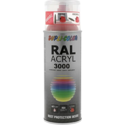DUPLI-COLOR Lakier akrylowy RAL 3000 półmat 400ml spray
