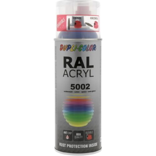 DUPLI-COLOR Lakier akrylowy RAL 5002 półmat 400ml spray
