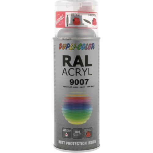 DUPLI-COLOR Lakier akrylowy RAL 9007 półmat 400ml spray