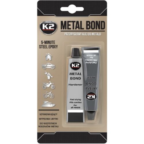 K2 Metal Bond 56g Dwuskładnikowy klej epoksydowy do metalu