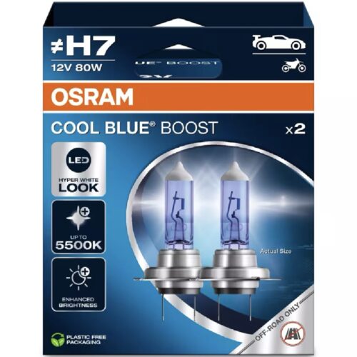 OSRAM H7 Cool Blue Boost 12V 80W Żarówki halogenowe 2szt.