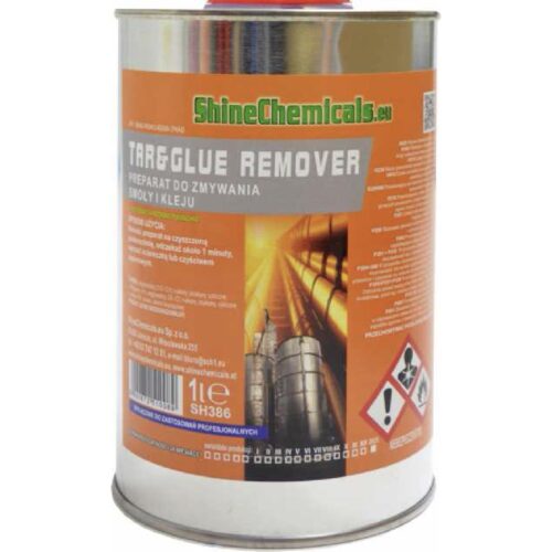 SHINE CHEMICALS Tar&Glue Remover 1L Zmywacz kleju, smoły i żywicy