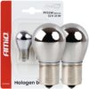 AMIO Żarówki PY21W 12V 21W chrom 2szt