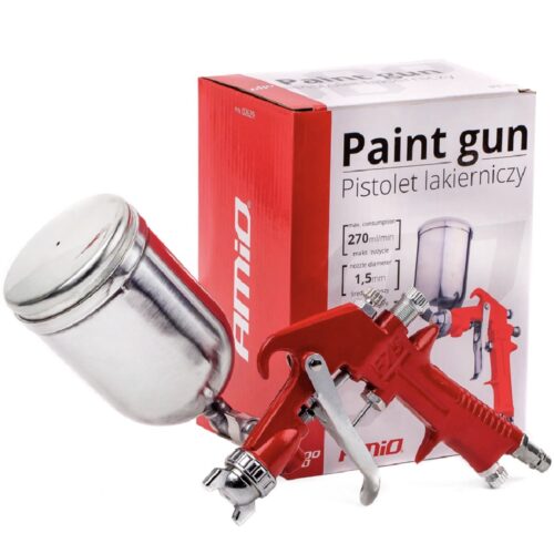 AMIO Pistolet lakierniczy do malowania 400ml