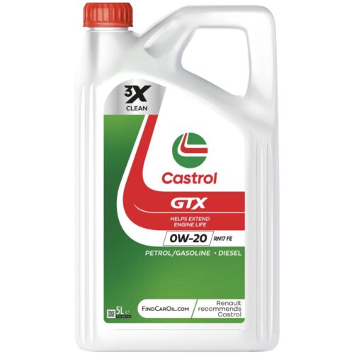CASTROL GTX FE 0W20 RN17 5L Olej silnikowy